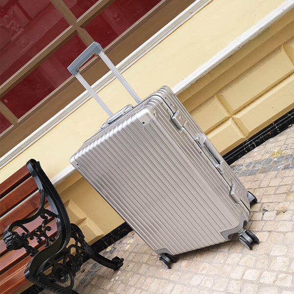 All-Aluminum Magnesium Alloy Case 24 Pull Rod Case Universal Wheel